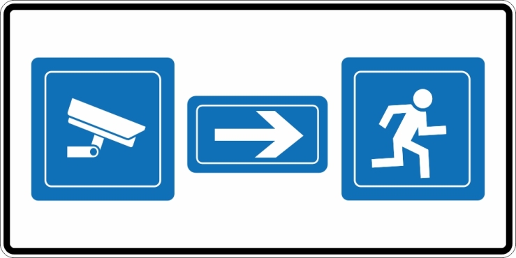 Hinweisschilder