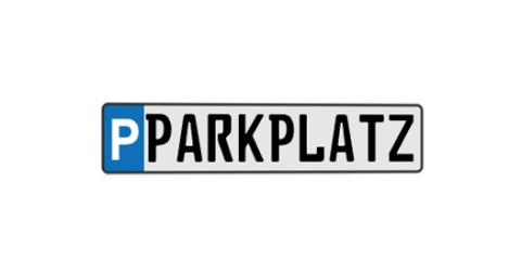 Parkplatz Schild | Parkplatzschild | Kennzeichen für Parkplatz