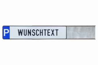 Edelstahl Schild - Halterung zum Einschieben | Einschlagen