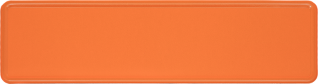 Geprägtes Fun - Junior Schild Orange Reflektierend 340 x 90