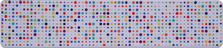 Geprägtes Funschild Wunschtextschild Dots