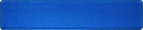 Geprägtes Funschild Wunschtextschild Glitzer Blau