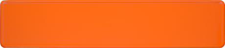 Geprägtes Funschild Wunschtextschild Orange reflektierend