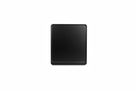 Alu-Verstärker 180 x 200 mm schwarz matt