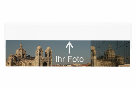 Foto-Schild 520x110 mm
